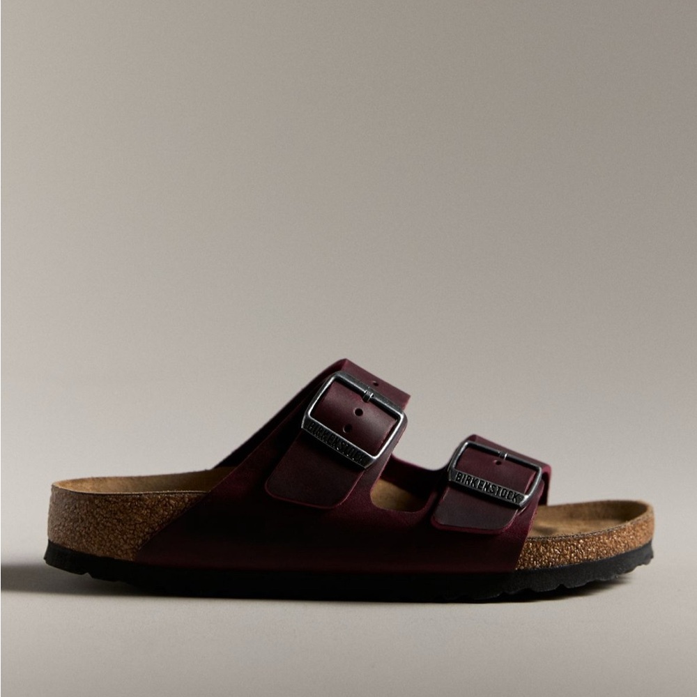 Brand new Birkenstock Arizona Burgundy Sandals-Women